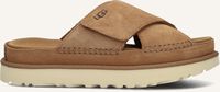 Cognac UGG Slippers W GOLDENSTAR CROSS SLIDE - medium