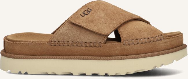 Cognac UGG Slippers W GOLDENSTAR CROSS SLIDE Cognac UGG Slippers W GOLDENSTAR CROSS SLIDE - large