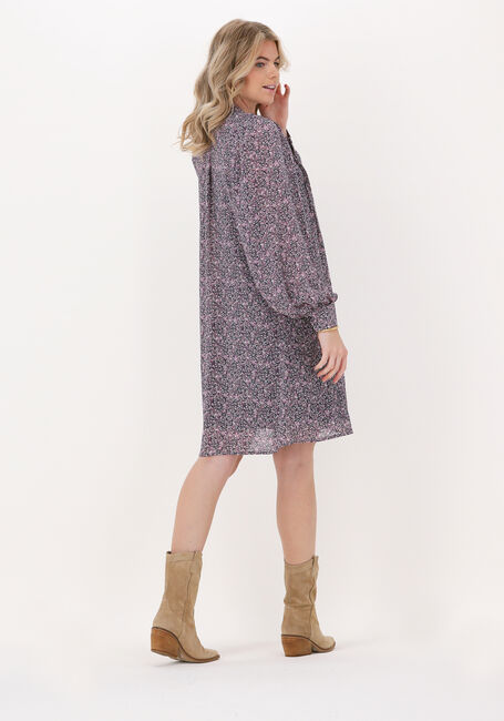 Paarse MSCH COPENHAGEN Mini jurk HEDDE RIKKELIE LS SHIRT DRESS AOP - large