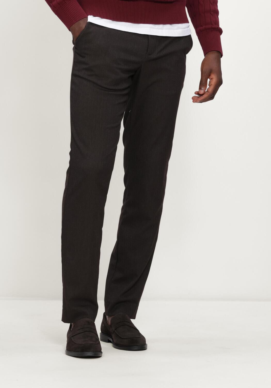 ALBERTO Pantalon LOU en marron - large