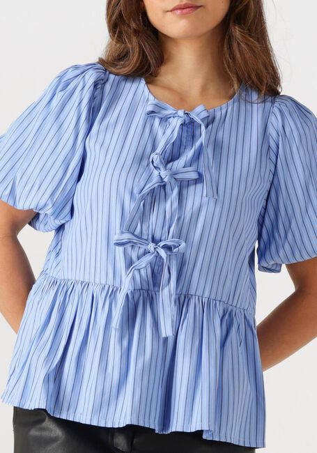 NOTRE-V NV-FREDERICA STRIPE Blouses Bleu clair - large