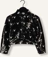 Zwarte ALIX MINI  SEQUINS BULL BLOUSE Zwarte ALIX MINI  SEQUINS BULL BLOUSE - medium