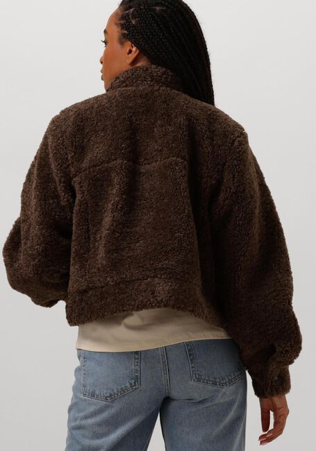 MOVES Manteau Teddy LESARI en marron - large