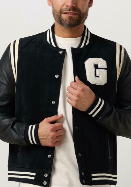 GOOSECRAFT Jack GC MELROSE BOMBER Bleu foncé - large
