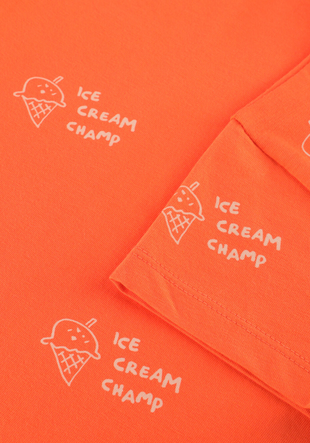 Sproet & Sprout T-shirt T-SHIRT ICE CREAM PRINT en orange - large