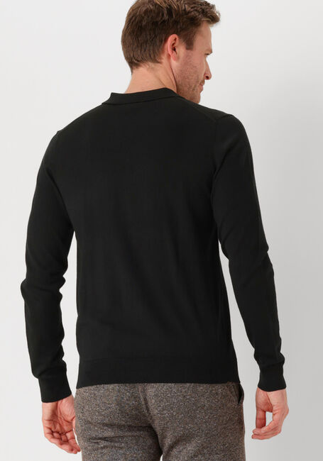 PROFUOMO Polo POLO LONG SLEEVE en noir - large