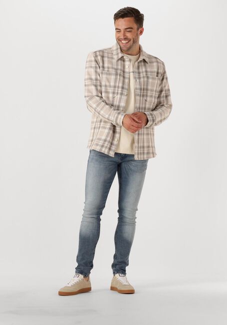 PURE PATH Surchemise REGULAR FIT LONGSLEEVE SHIRTS en beige - large