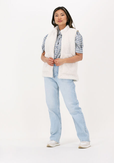 Gebroken wit NA-KD Bodywarmer TEDDY VEST - large