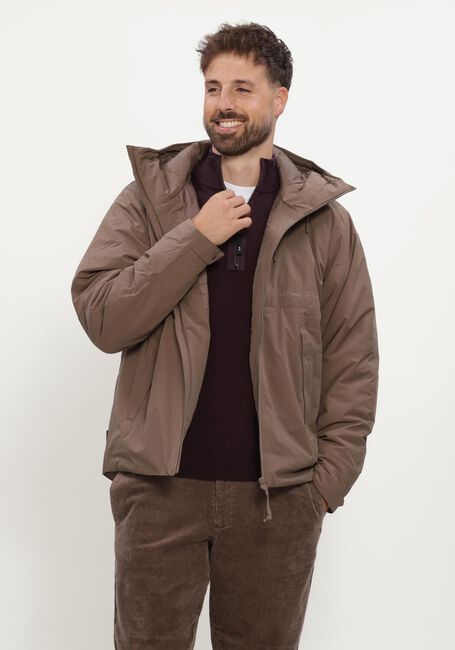 Bruine BUTCHER OF BLUE Gewatteerde jas LANDON JACKET - large