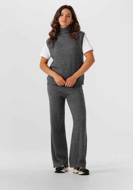 Donkergrijze TWNS Flared broek GREENFIELD - large