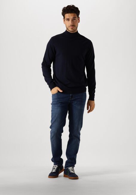 PROFUOMO Pull PULLOVER MOCK Bleu foncé - large