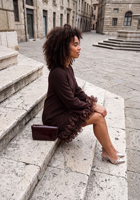 Bruine ANA ALCAZAR Mini jurk 242193.3912 - large