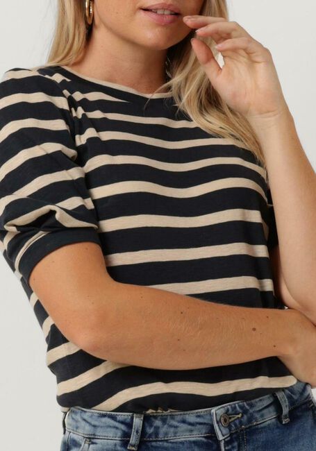 BY-BAR Haut NICKY BIG STRIPE TOP Bleu foncé - large