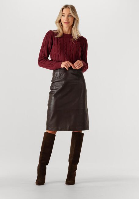 COPENHAGEN MUSE Jupe midi CMBARON-SKIRT en marron - large