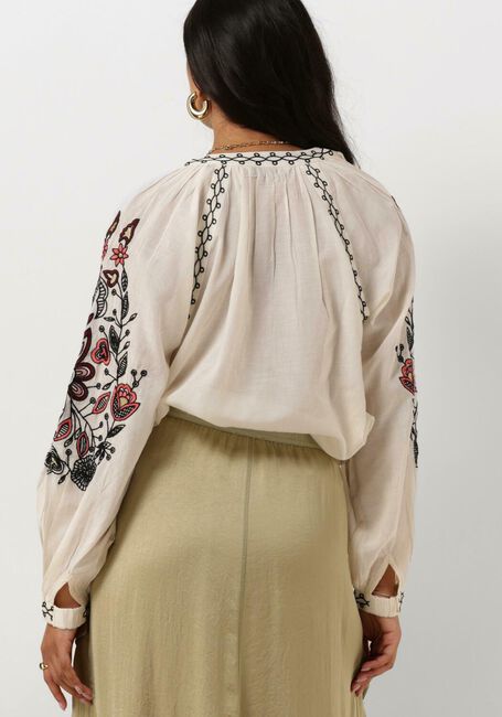 SUMMUM TOP SUSHI VOILE EMBROIDERY Blouses Blanc - large