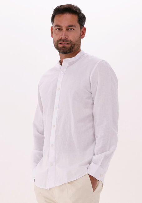 Witte SELECTED HOMME Casual overhemd SLHSLINEW-LINEN SHIRT LS CHINA W - large