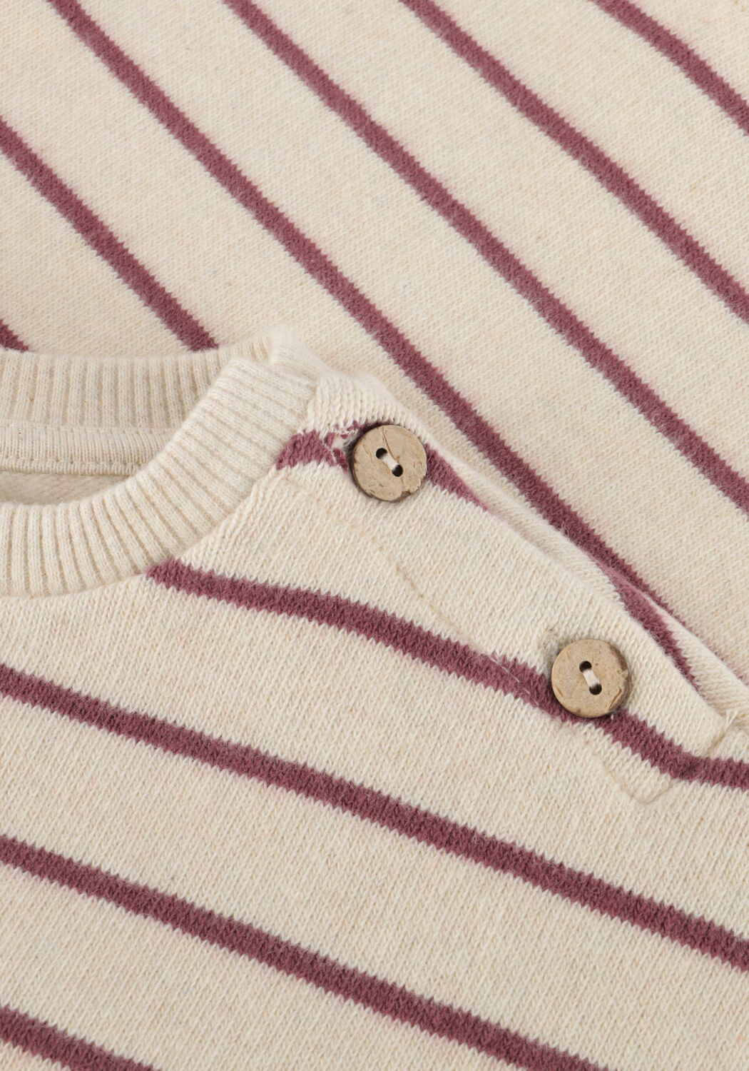 PLAY UP Pull STRIPED JERSEY SWEATER en beige - large