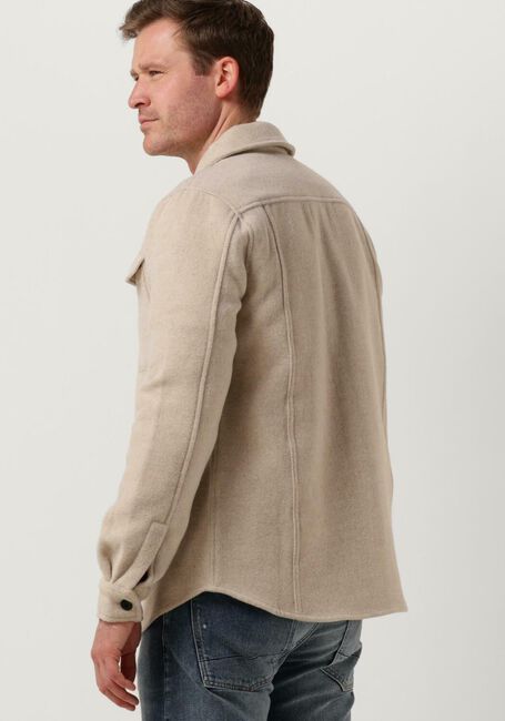 BUTCHER OF BLUE Surchemise OSAKA WOOL OVERSHIRT en beige - large
