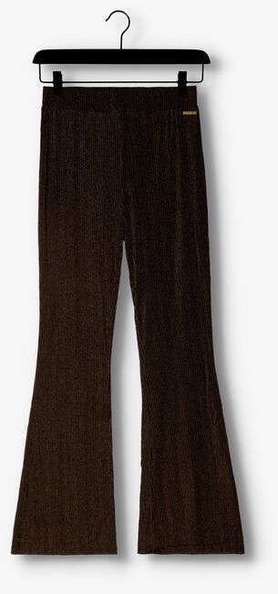 COLOURFUL REBEL Pantalon évasé JOLIE METALLIC STRIPE FLARE PANTS en noir - large