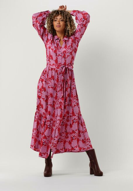 POM AMSTERDAM Robe maxi DRESS 7054 en rose - large