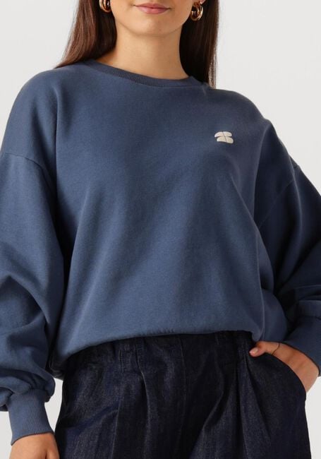 BY-BAR Pull BIBI LUCKY CURVE SWEATER Bleu foncé - large