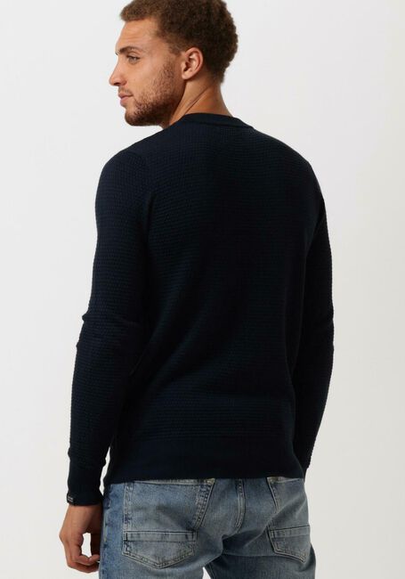 BUTCHER OF BLUE Pull STRUCTURE CREW en bleu - large