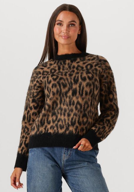 WITHBLACK Pull WBLALONDRA LS LEO PULLOVER en marron - large