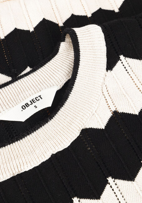 Zand OBJECT Trui OBJEBBA L/S RE KNIT PULLOVER Zand OBJECT Trui OBJEBBA L/S RE KNIT PULLOVER - large