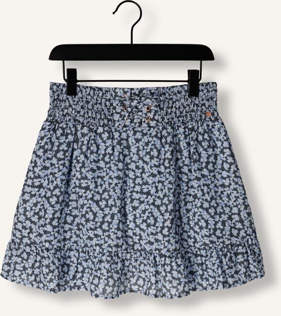 Blauwe NOBELL Minirok NINEZ DENIM FLOWER SKIRT Blauwe NOBELL Minirok NINEZ DENIM FLOWER SKIRT - large