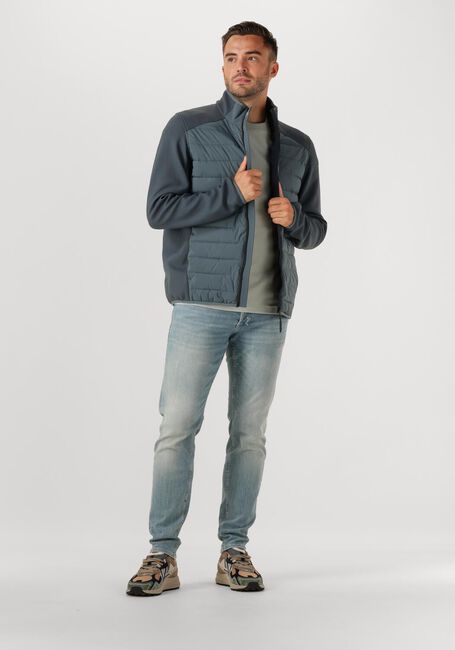 CAST IRON T-shirt REGULAR FIT INTERLOCK en gris - large