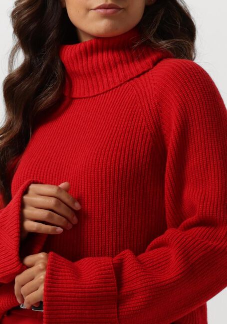 VANILIA Pull OVERSIZED TURTLE SWEATER en rouge - large
