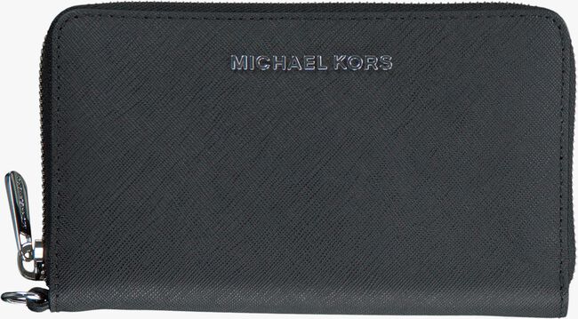MICHAEL KORS Porte-monnaie LG FLAT MF PHONE CASE en noir - large