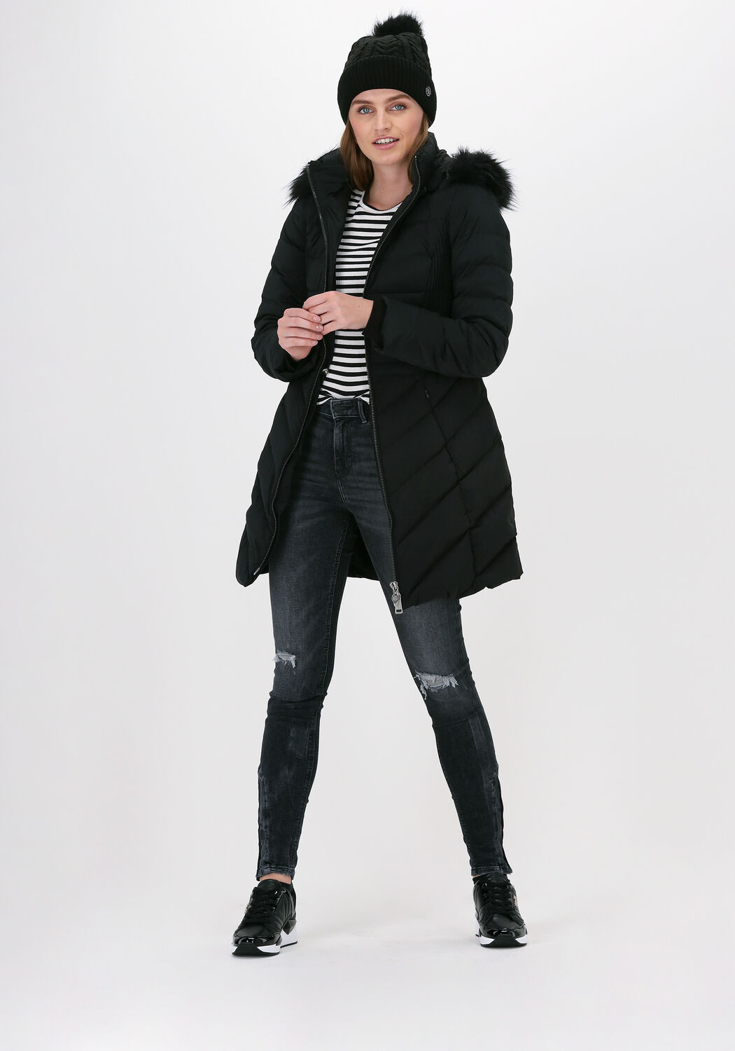 guess veste matelass cecilia down jacket en noir
