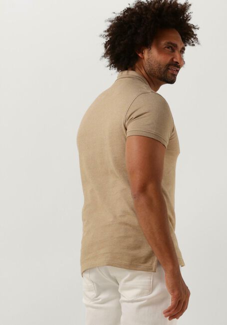 TOMMY HILFIGER Polo PRETWIST MOULINE SLIM FIT POLO en marron - large