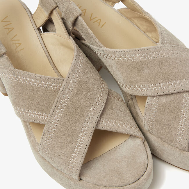 VIA VAI ELIA PAISLEY Sandales en beige - large