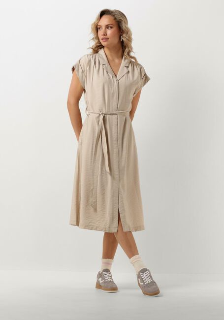 MSCH COPENHAGEN Robe midi MSCHGINARA BENINA SS DRESS Blanc - large