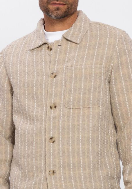 DSTREZZED LINO CHECK OVERSHIRT Surchemises en beige - large
