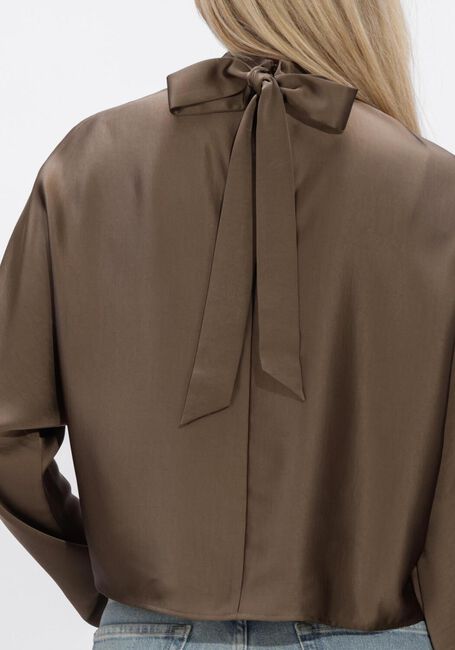 Grijze DANTE6  LORELLE SATIN BOW TOP - large