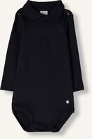 Blauwe PETIT BATEAU  BODY ML COL POLO - medium