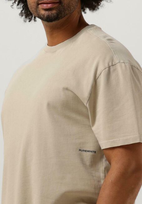 PUREWHITE T-shirt TSHIRT WITH SMALL FRONT LOGO AT SIDE AND BIG BACK PRINT Sable - large
