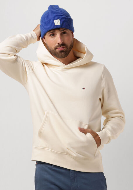 Beige TOMMY HILFIGER Trui FLAG LOGO HOODY - large