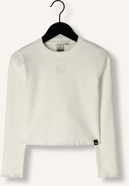 Witte INDIAN BLUE JEANS Tops & T-shirts T-SHIRT LONG SLEEVE CROPPED RIB IBJ Witte INDIAN BLUE JEANS Tops & T-shirts T-SHIRT LONG SLEEVE CROPPED RIB IBJ - large