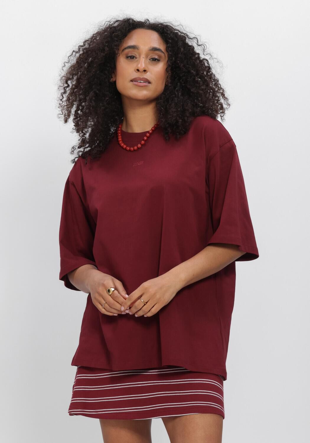 GESTUZ GZTIMUNE TEE Hauts & T-shirts en rouge - large