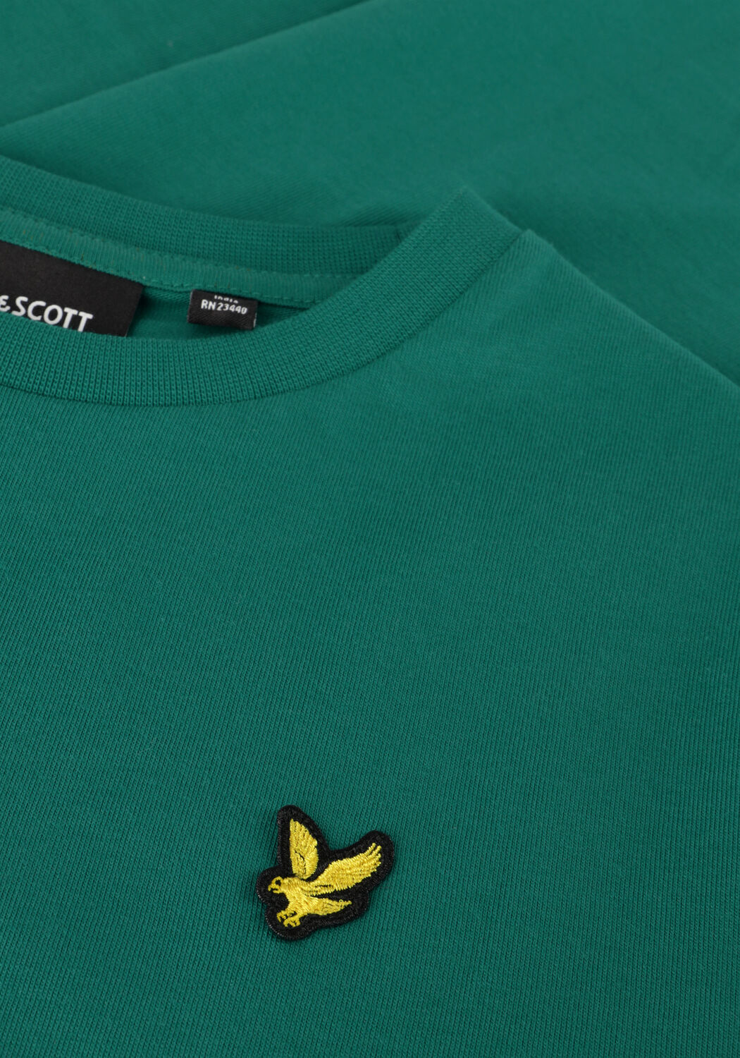Groene LYLE & SCOTT T-shirt PLAIN T-SHIRT B - large