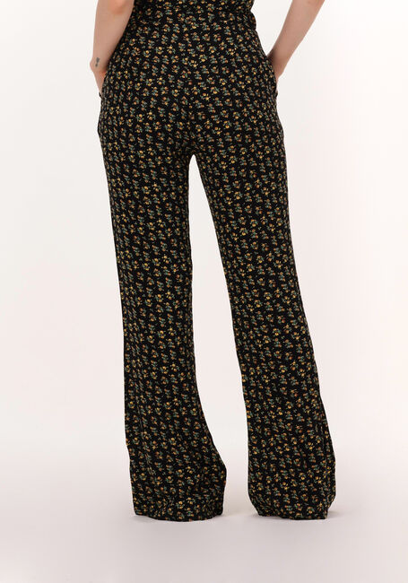COLOURFUL REBEL Pantalon DIANA SMALL FLOWER HIGH RISE STRAIGHT PANTS en noir - large