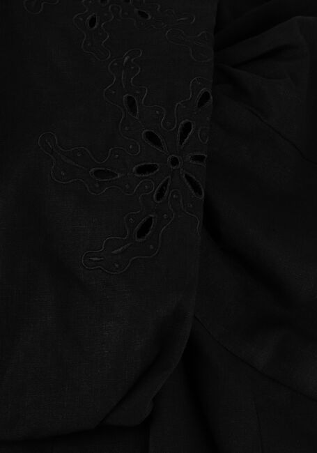 SCOTCH & SODA Mini robe MINI DRESS WITH BRODERIE ANGLAISE SLEEVE en noir - large