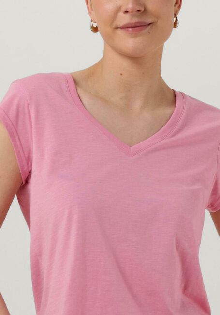 CC HEART T-shirt BASIC V-NECK T-SHIRT en rose - large