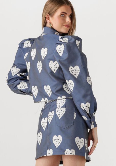 STUDIO AMAYA Veste en jean HEART JACKET en bleu - large