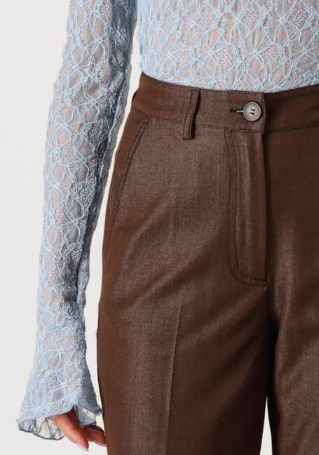 Bruine CO'COUTURE Wijde broek TERRYCC DENIM LL PANT - large