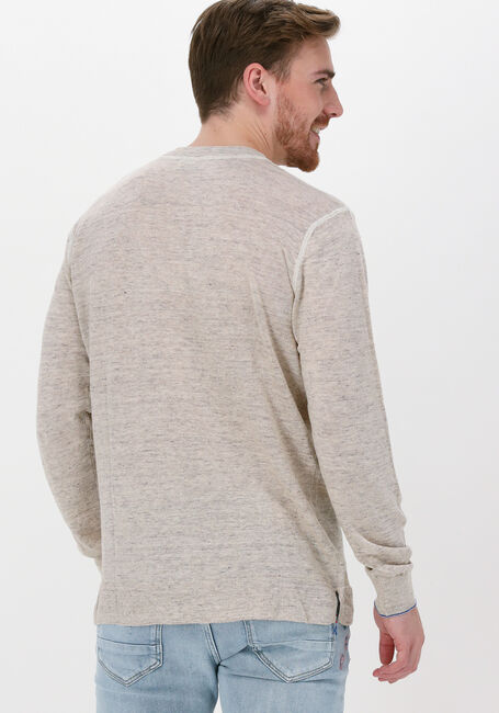 Zand SCOTCH & SODA Trui LIGHTWEIGHT LINEN-BLEND MELANGE CREWNECK PULLOVER - large